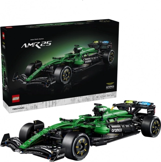 LEGO Technic Aston Martin Aramco AMR25 – monopost F1