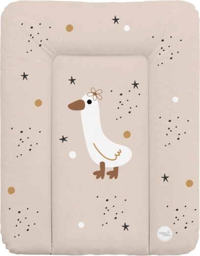 Ceba Baby saltea moale de înfășat pentru comodă Basic Star Duck 50 × 70 cm