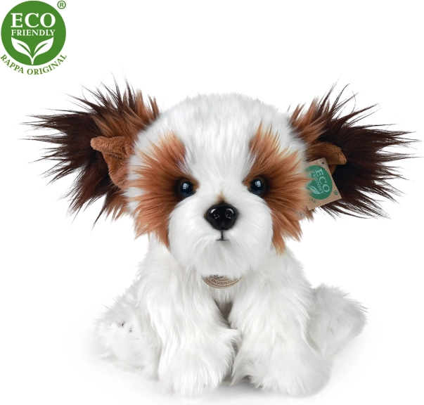 Câine de pluș shih tzu așezat 28 cm ECO-FRIENDLY
