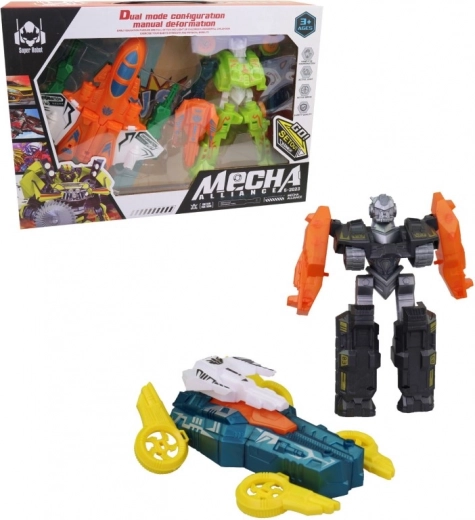 Robot transformabil cu avion – set pentru copii 3+