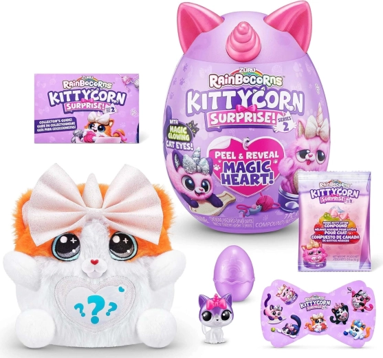 Rainbocorns Kittycorn Surprise pisoi de pluș cu surpriză