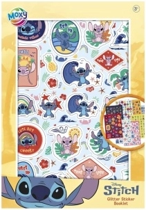 Moxy autocolante sclipitoare Stitch – bloc de autocolante A5