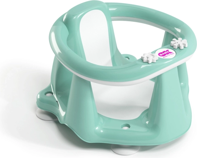 Ok Baby Flipper Evolution scăunel antiderapant pentru cadă cu ventuze 6–15 luni, sky blue