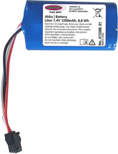Baterie Li-Ion Jamara pentru excavatorul Volvo EC160E, 7,4 V, 1200 mAh