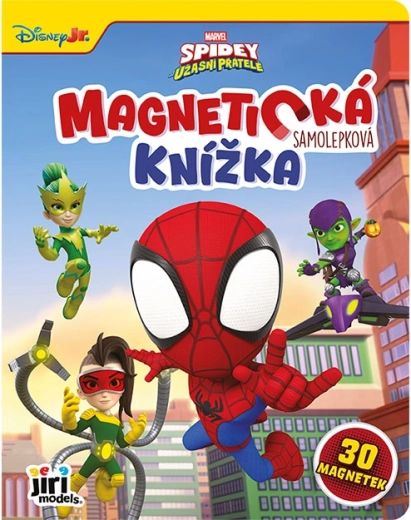 Cărticică cu autocolante magnetice Spidey