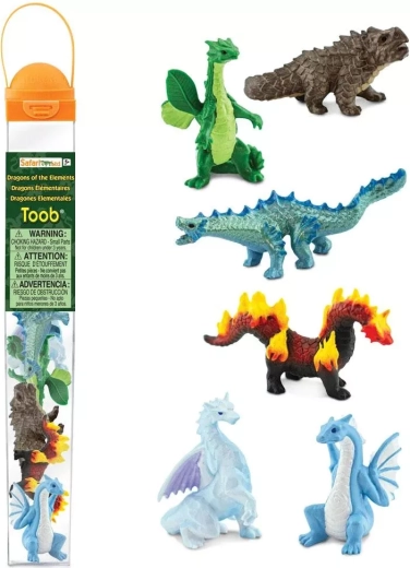 Safari Ltd. tub cu dragoni ai elementelor