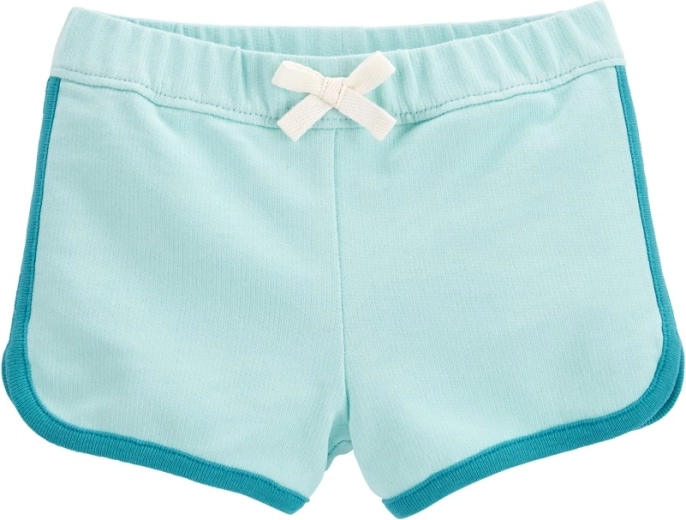 Pantaloni scurți pentru copii Carter’s, albastru deschis, pentru fetiță, 12 luni