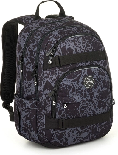 Rucsac pentru elevi Topgal VIKI cu model gri