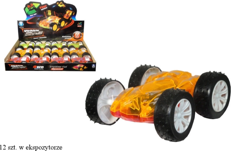 Mașină dublă față-verso cu tracțiune prin frecare și lumini