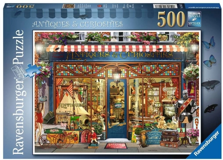 Puzzle 500 piese – antichități și alte lucruri