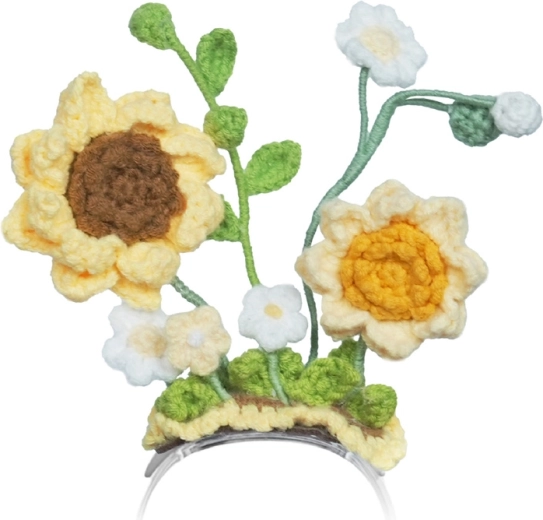 Costum tricotat Floarea-soarelui pentru robotul LOONA Premium