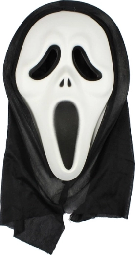 Mască Scream cu glugă pentru Halloween