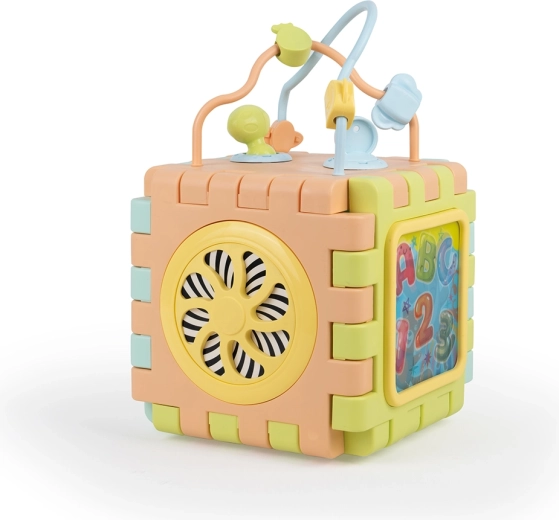Dolu cub motor educativ și puzzle 2 în 1