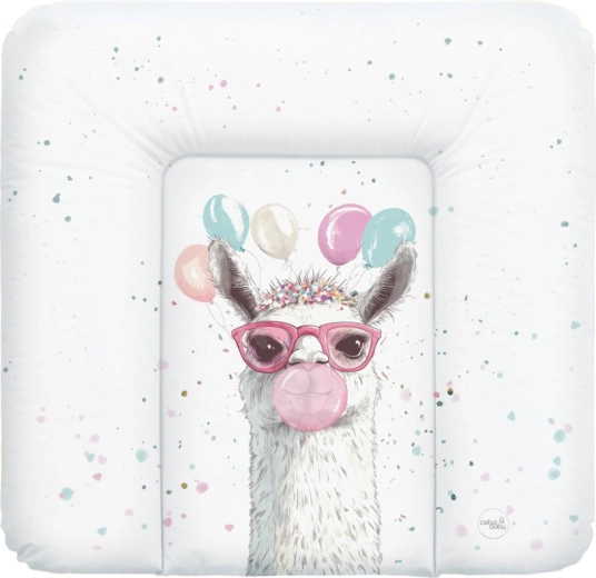 Ceba baby saltea moale de înfășat Basic Crazy Lama 75 × 72 cm