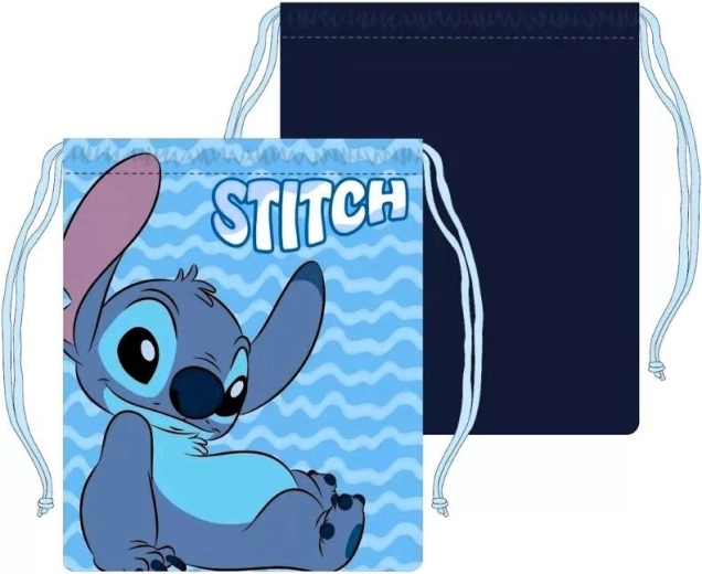 Săculeț pentru încălțăminte de schimb Lilo și Stitch, albastru