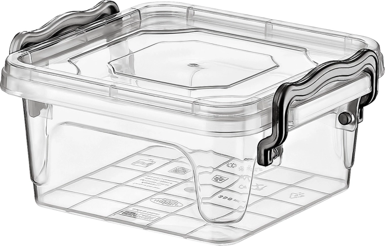 Cutie alimentară pătrată MULTI BOX 0,35 l