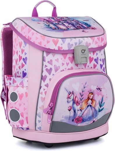 Servietă școlară Topgal Didi cu prințesă și unicorn