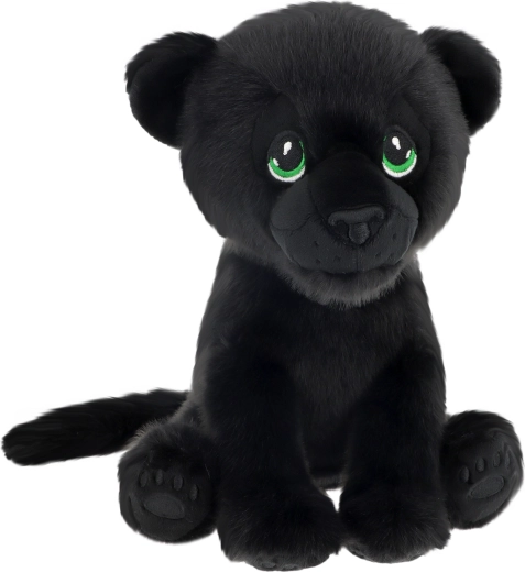 Panter negru Keeleco, așezat, 23 cm