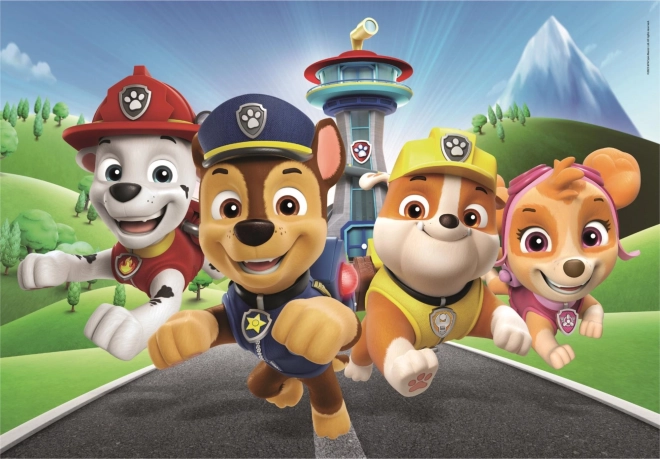 Puzzle 60 piese PAW Patrol Super Color