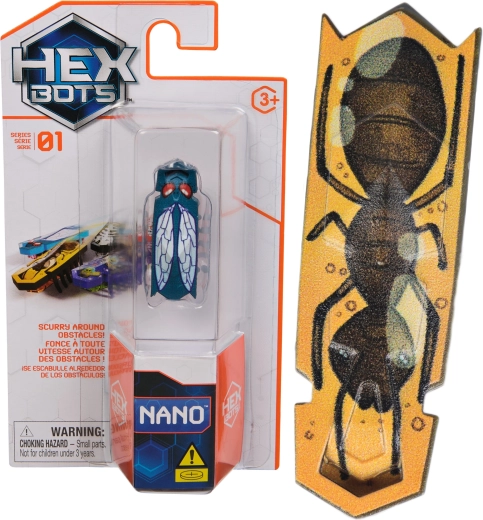Spin Master HEX BOTS Nano mini gândac robotic – seria 1 (mix)