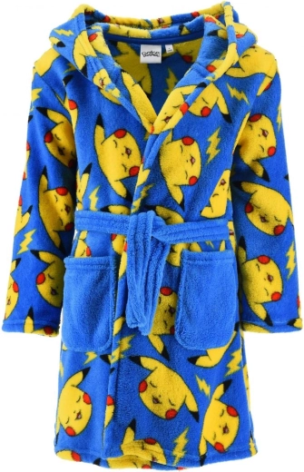 Halat de baie pentru copii Pokémon Pikachu cu glugă