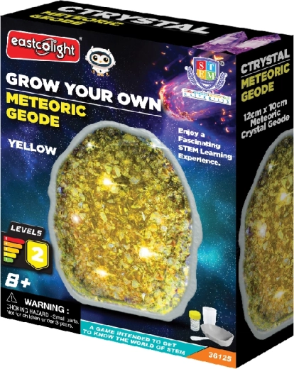 Geodă meteoritică – set pentru cultivarea cristalelor galbene