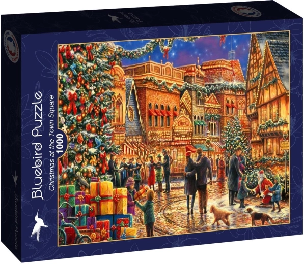 Puzzle Bluebird „Crăciun în piață” 1000 de piese - 1 bucată