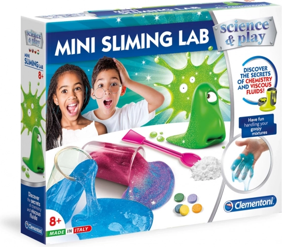 Clementoni Science & Play micul laborator pentru fabricarea slimei