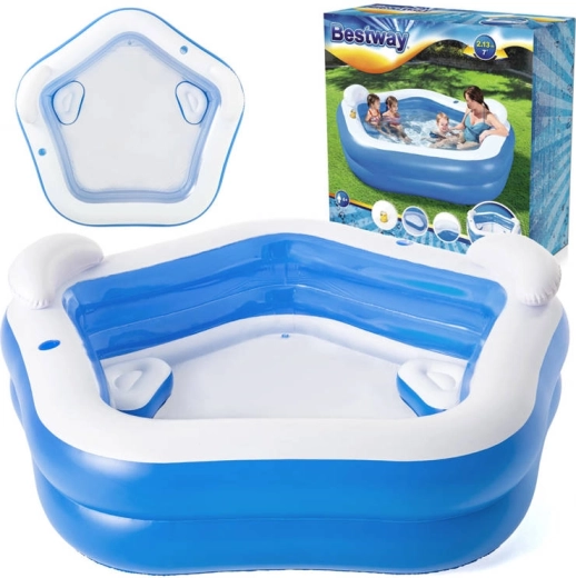 Piscina gonflabilă de familie Bestway 213 x 206 x 69 cm