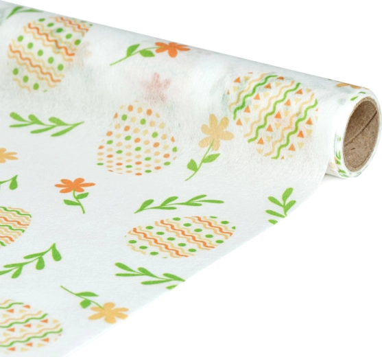 Traversă decorativă pentru masă cu motiv de ouă 180 × 28 cm