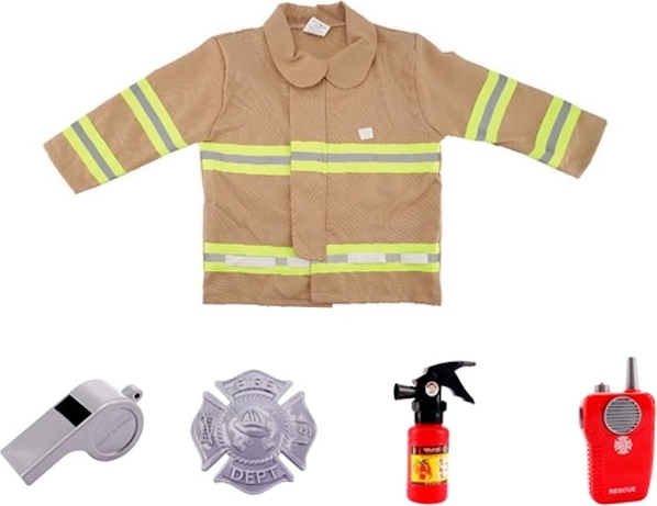 Costum de pompier cu accesorii pentru copii