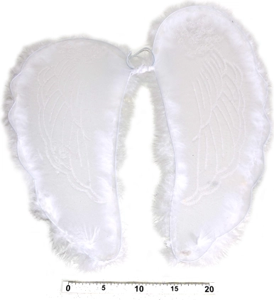 Aripi de înger cu pene 47 × 47 cm