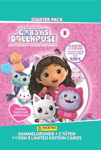 Gabby's Dollhouse: Time for a meow-zing fun – set de pornire pentru cărți de colecție
