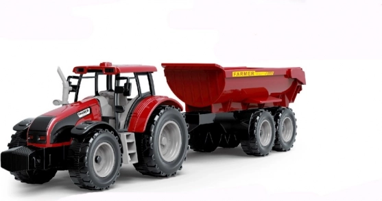 Tractor cu remorcă pe angrenaj cu inerție