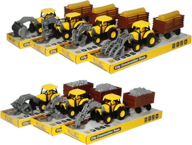 Tractor cu remorcă – utilaj de construcții pentru copii