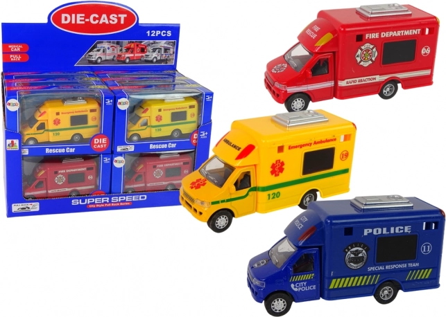 Vehicule de salvare cu propulsie prin fricțiune - Poliție, Pompieri, Ambulanță