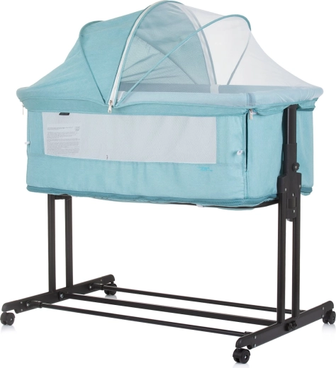 Chipolino Zen 3v1 pătuț și pătuț atașabil pastel verde
