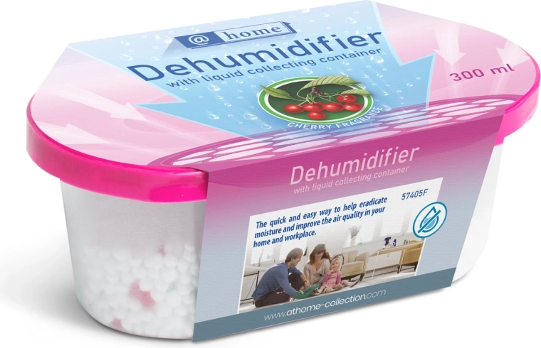 Absorbant de umiditate cu recipient pentru lichid, cu parfum de cireșe, 300 ml