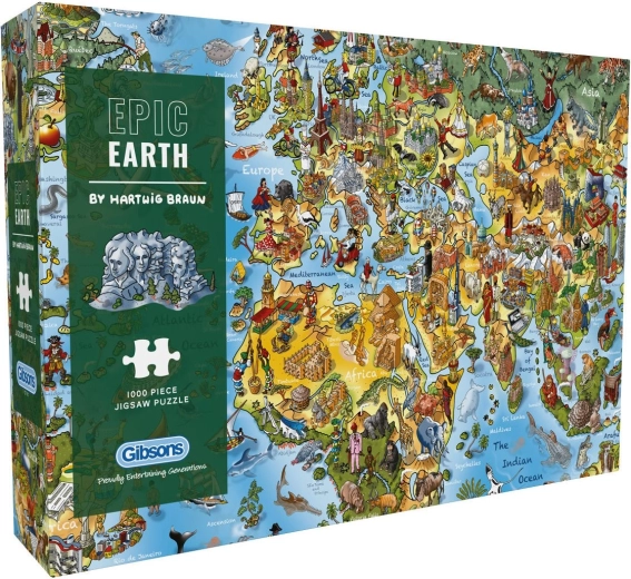 Puzzle Gibsons „Ținut epic” 1000 de piese