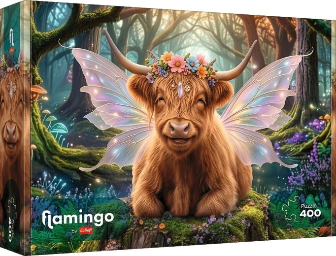 Puzzle Trefl flamingo: protectorul pădurii 400 de piese
