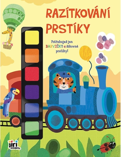 Ștampilare cu degetele – Tren