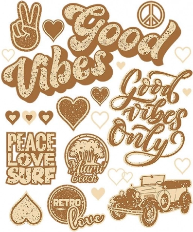 Aploma retro – coală mare 20 × 30 cm