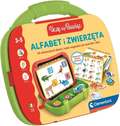 Servietă educațională Alfabetul și animalele