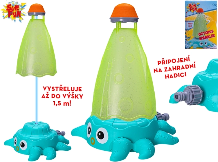 Aspersor de grădină Sun Fun în formă de caracatiță