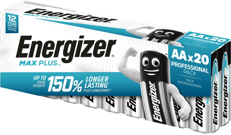 Energizer Max Plus AA baterii alcaline 20 buc