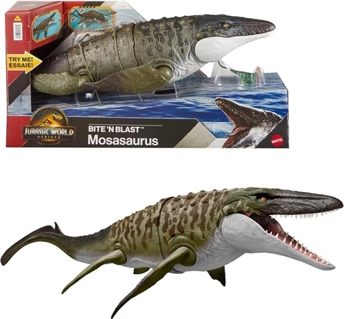 Jurassic World Mozasaurus cu atac mecanic al maxilarului