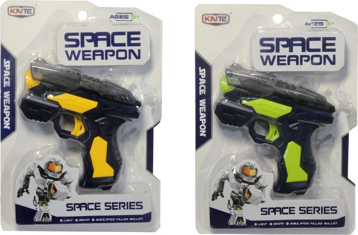 Pistolă luminosă pentru săgeți din spumă cu sunet