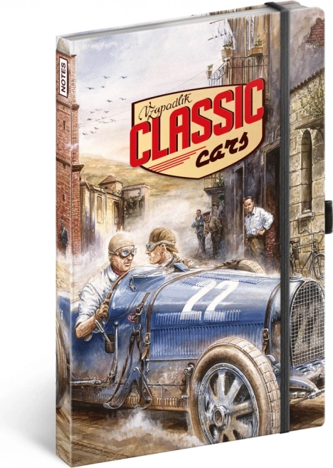 Caiet Notique dictando Classic Cars de Václav Zapadlík 13 × 21 cm