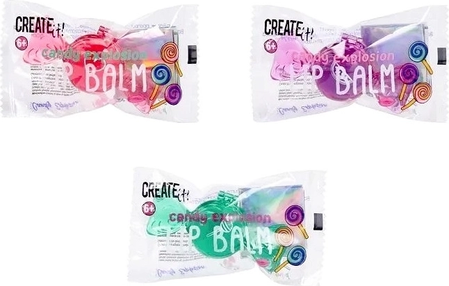 Create It! balsam de buze Candy Explosion în ambalaj ca un bonbon