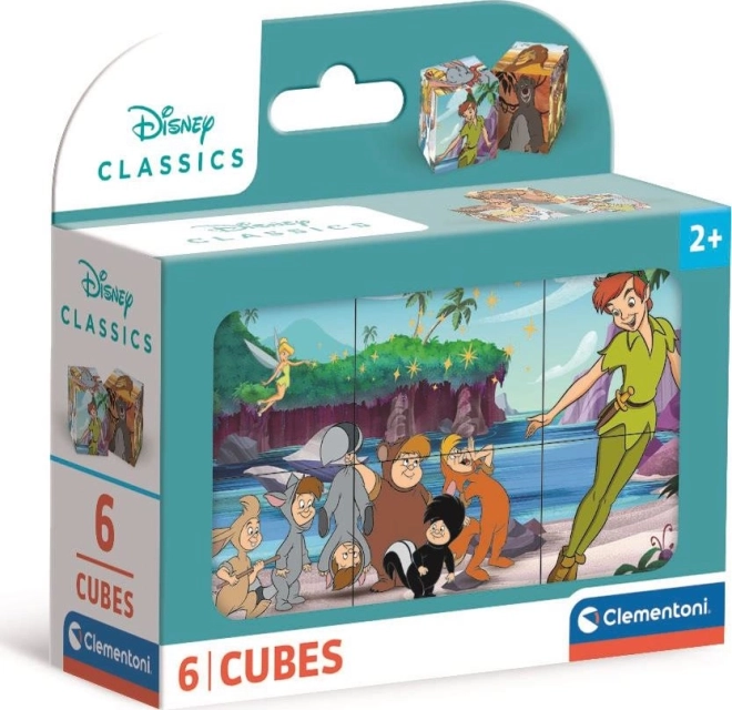 Cuburi ilustrate Disney – 6 cuburi CLEMENTONI